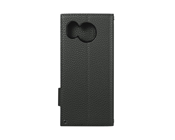 AQUOS sense7 SH-53C/SHG10 ショルダーストラップ付きPUレザーフラップケース「STTACH」 ブラック 2
