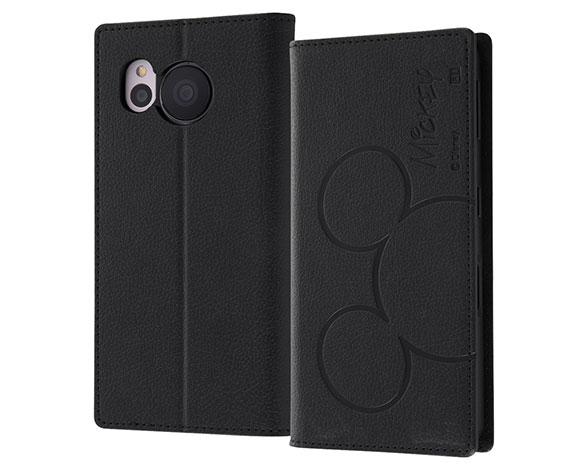 AQUOS sense7 『ﾃﾞｨｽﾞﾆｰｷｬﾗｸﾀｰ』/耐衝撃 手帳型ﾚｻﾞｰｹｰｽ ｼﾝﾌﾟﾙ