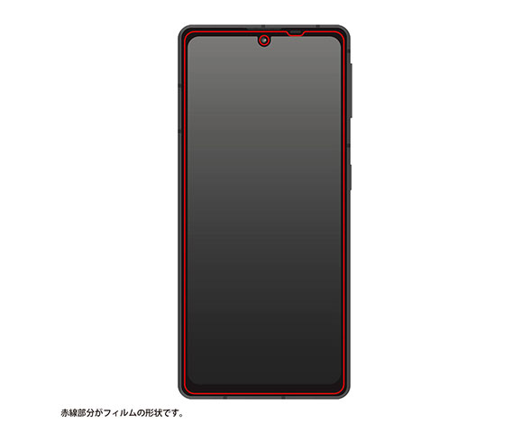AQUOS sense7 ｶﾞﾗｽﾌｨﾙﾑ 防埃 10H 反射防止 3