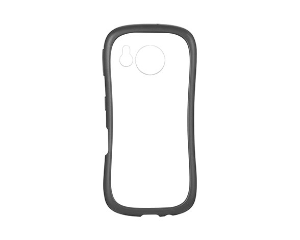 AQUOS sense7 SH-53C/SHG10 耐傷・耐衝撃ハイブリッドケース 「ViAMO freely」 ダークグレー 2