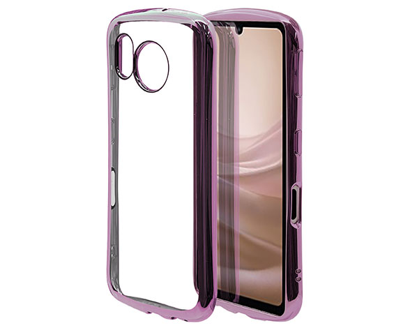 AQUOS sense7 専用ケース curve ソフトケース TPUメタルフレーム LA