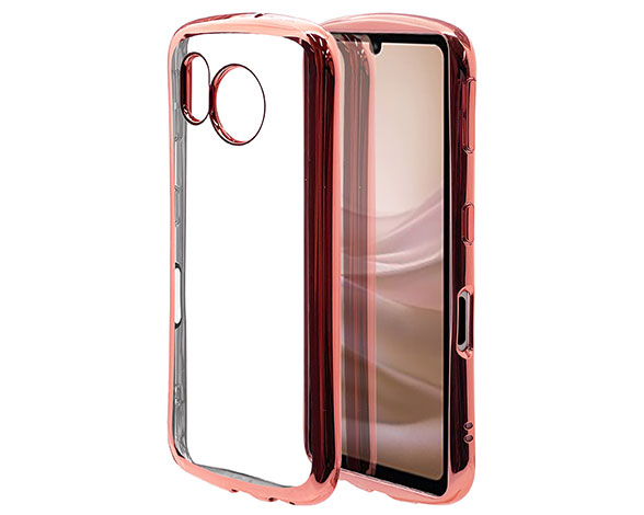 AQUOS sense7 専用ケース curve ソフトケース TPUメタルフレーム RG