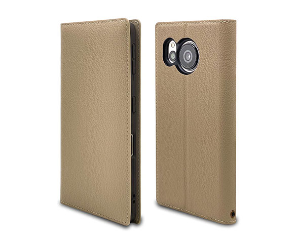 AQUOS sense7 専用ケース UTILE lychee 薄型フリップ手帳 横型 GRG
