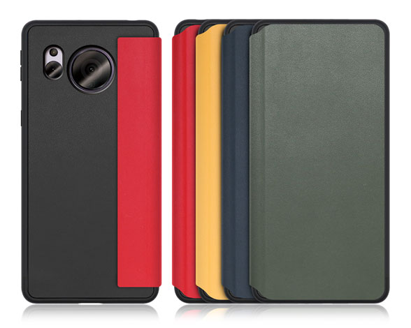 「Slim Fit Series」AQUOS AQUOS sense7用 カードポケット付き 超極薄の手帳型ケース