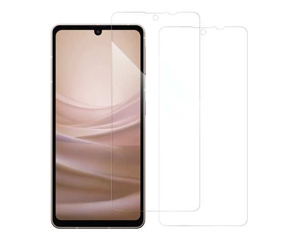【お得な二枚入り】AQUOS AQUOS sense7用 ソフトフィルム 保護フィルム 気泡無し 貼りやすい 指紋防止 [クリア仕様]