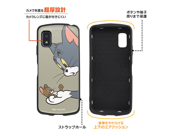 AQUOS wish3 『ﾄﾑとｼﾞｪﾘｰ』/耐衝撃ｹｰｽ MiA 4
