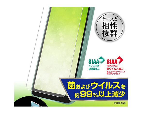 AQUOS wish3/wish2/wish/ﾌｨﾙﾑ 指紋 反射防止 抗菌･抗ｳｲﾙｽ 2