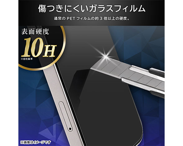 AQUOS R8 ｶﾞﾗｽﾌｨﾙﾑ 防埃 10H ﾌﾞﾙｰﾗｲﾄｶｯﾄ 光沢 2