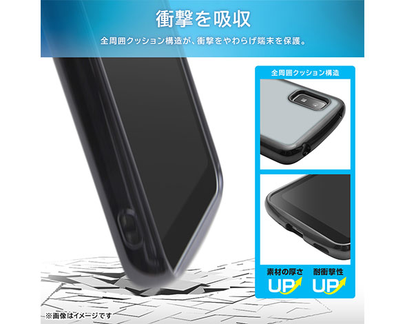 AQUOS wish3 耐衝撃 TPUソフトケース METAMORU 3