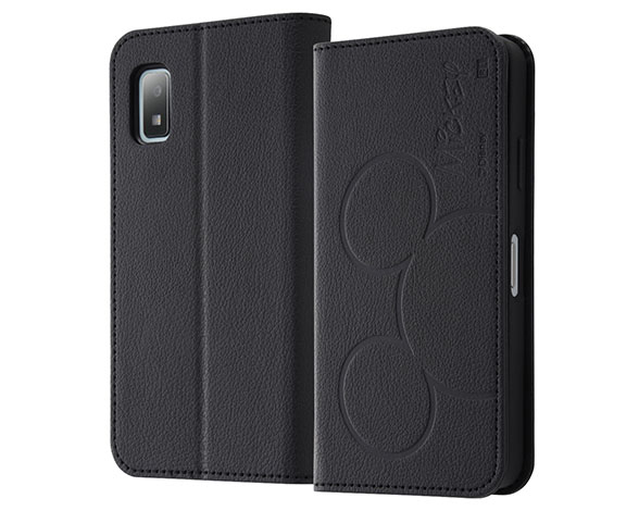 AQUOS wish3 『ﾃﾞｨｽﾞﾆｰｷｬﾗｸﾀｰ』/耐衝撃 手帳型ﾚｻﾞｰｹｰｽ ｼﾝﾌﾟﾙ