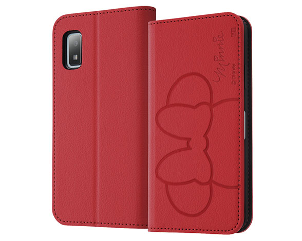 AQUOS wish3 『ﾃﾞｨｽﾞﾆｰｷｬﾗｸﾀｰ』/耐衝撃 手帳型ﾚｻﾞｰｹｰｽ ｼﾝﾌﾟﾙ