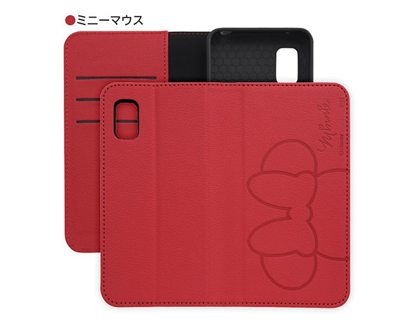 AQUOS wish3 『ﾃﾞｨｽﾞﾆｰｷｬﾗｸﾀｰ』/耐衝撃 手帳型ﾚｻﾞｰｹｰｽ ｼﾝﾌﾟﾙ 3