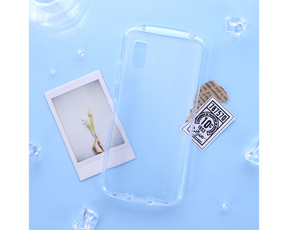 AQUOS wish3 SH-53D 耐衝撃ラウンドソフトケース 「UTILO Round」 クリア 4