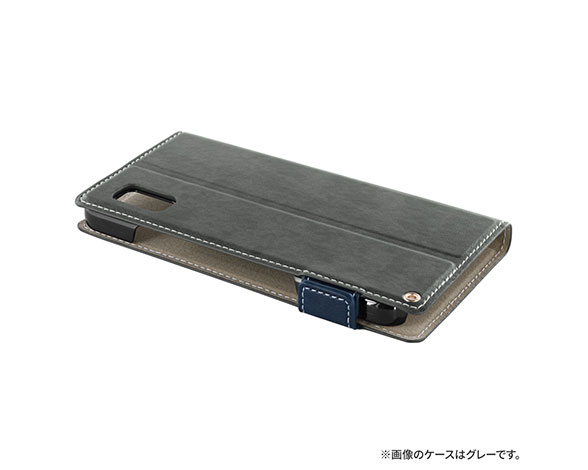AQUOS wish3 SH-53D 薄型・軽量PUレザー手帳ケース 「Twoal W」 ブラック 3