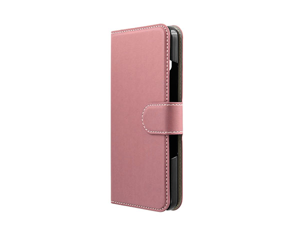 AQUOS wish3 SH-53D 薄型・軽量PUレザー手帳ケース 「BOOK Slim」 ピンク