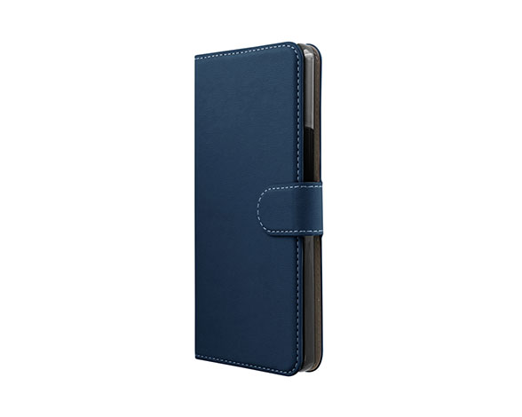 AQUOS R8 pro SH-51D 薄型・軽量PUレザー手帳ケース 「BOOK Slim」 ネイビー