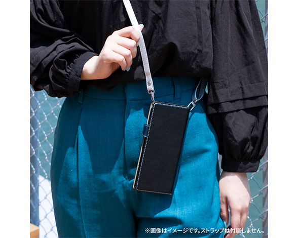 AQUOS R8 SH-52D 薄型・軽量PUレザー手帳ケース 「Twoal W」 グレー 4