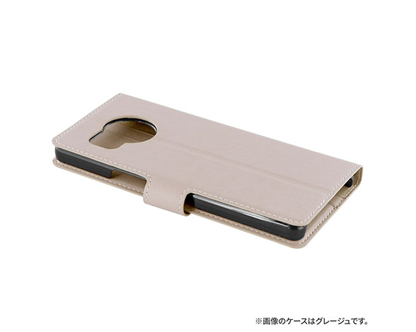 AQUOS R8 SH-52D 薄型・軽量PUレザー手帳ケース 「BOOK Slim」 ネイビー 4
