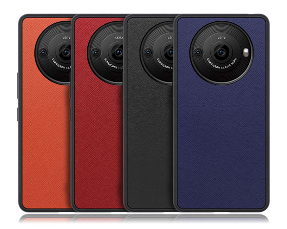 「Casual shell Series」AQUOS R8 Pro用 薄くて軽い サフィアーノレザー風 背面型ケース