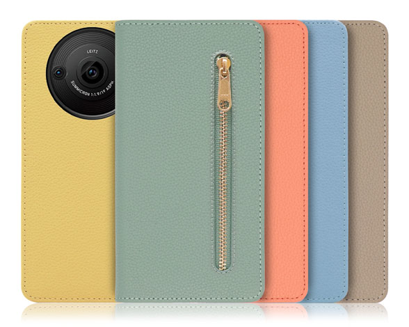 「Pocket Series」AQUOS R8 Pro用 便利なファスナー付きポケット搭載 手帳型スマホケース