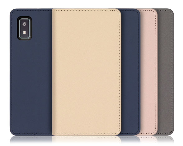 「SKIN Series」AQUOS wish3用 肌のような手触り 手帳型スマホケース