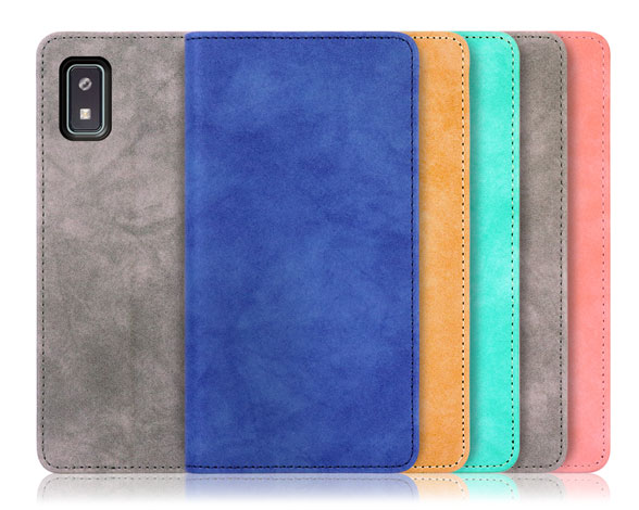 「Vintage Series」AQUOS wish3用 くすみ感が味わい深い 手帳型スマホケース