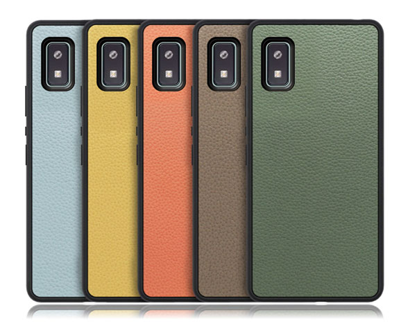 「Luxury-Shell Series」AQUOS wish3用 薄くて軽い 厳選本革仕様 背面型ケース