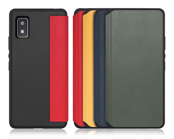 「Slim Fit Series」AQUOS wish3用 カードポケット付き 超極薄の手帳型ケース