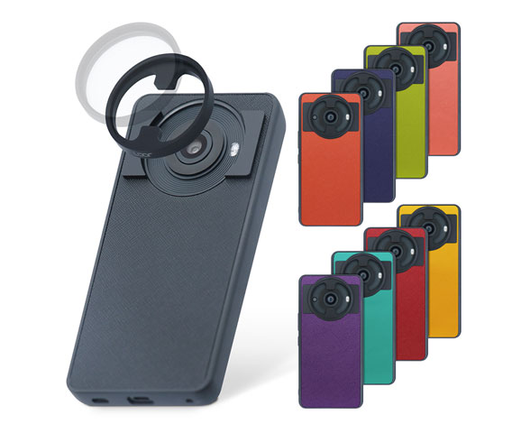LOOF AQUOS R8 Pro専用 マグネット カメラレンズフィルター アタッチメント [端末保護ケース付属 / 49MM規格フィルター対応]