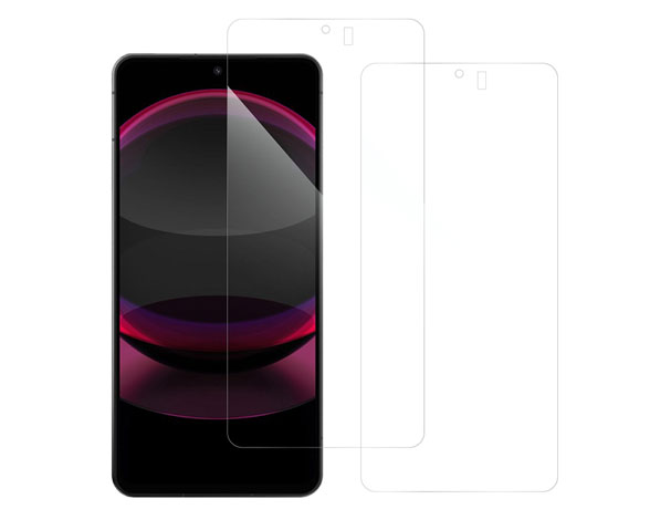 【お得な二枚入り】AQUOS R8 Pro用 ソフトフィルム 保護フィルム 気泡無し 貼りやすい 指紋防止 [クリア仕様]