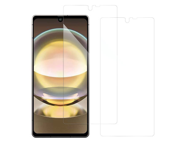 【お得な二枚入り】AQUOS R8用 ソフトフィルム 保護フィルム 気泡無し 貼りやすい 指紋防止 [クリア仕様]