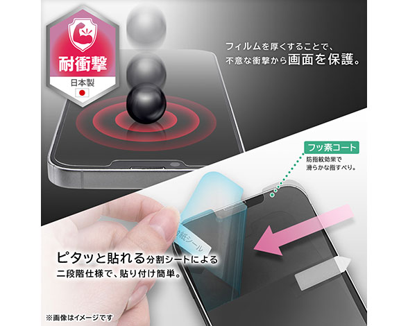 AQUOS sense8/sense7 Like standard ﾌｨﾙﾑ 10H ｶﾞﾗｽｺｰﾄ 耐衝撃 光沢 4