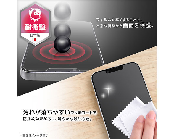 AQUOS sense8/sense7 Like standard ﾌｨﾙﾑ 10H ｶﾞﾗｽｺｰﾄ 耐衝撃 180° 覗き見防止 4