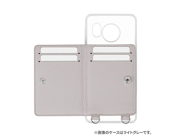 【EC専用】AQUOS sense8 SH-54D/SHG11 カード収納付きレザーケース 「SHOULDER POCKET」 ピンク 3