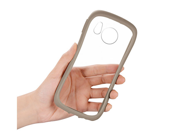 AQUOS sense8 SH-54D/SHG11 耐衝撃ハイブリッドケース 「ViAMO fly」 グレージュ 4
