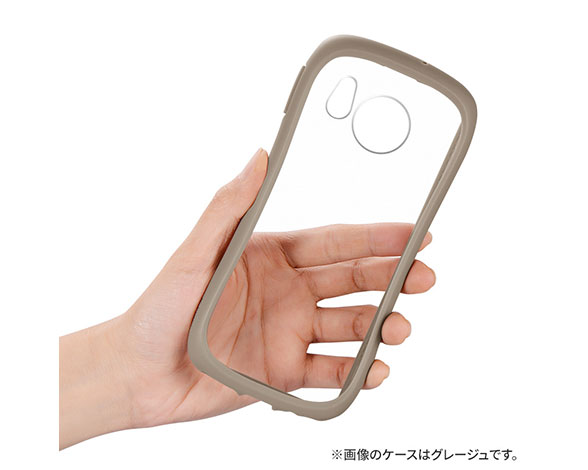 AQUOS sense8 SH-54D/SHG11 耐衝撃ハイブリッドケース 「ViAMO fly」 ライトグレー 4