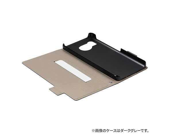 【EC専用】AQUOS sense8 SH-54D/SHG11 薄型・軽量PUレザー手帳ケース 「BOOK SLIM＆LITE」 キャメル 4