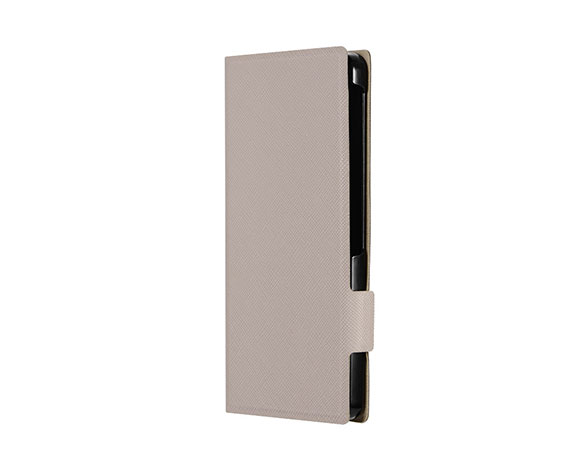 【EC専用】AQUOS sense8 SH-54D/SHG11 薄型・軽量PUレザー手帳ケース 「BOOK SLIM＆LITE」 グレージュ