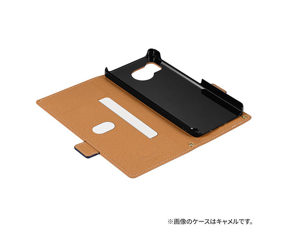 【EC専用】AQUOS sense8 SH-54D/SHG11 薄型・軽量PUレザー手帳ケース 「Twoal W」 レッド 3