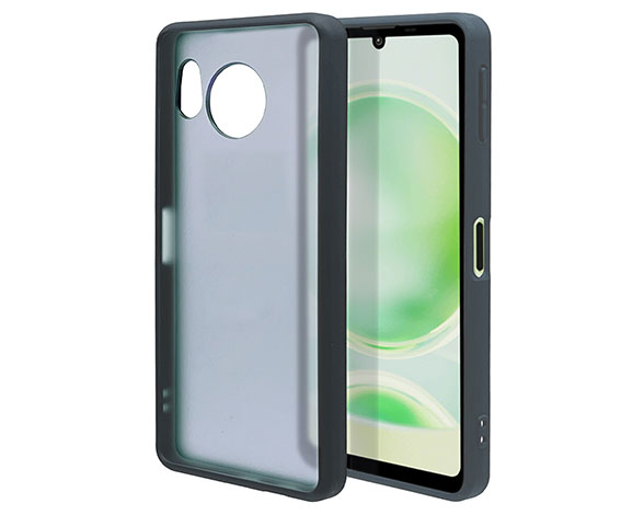 AQUOS sense8 専用ケース ハイブリッド 衝撃吸収ケース ライノ TPU+アクリル NV×FRNV