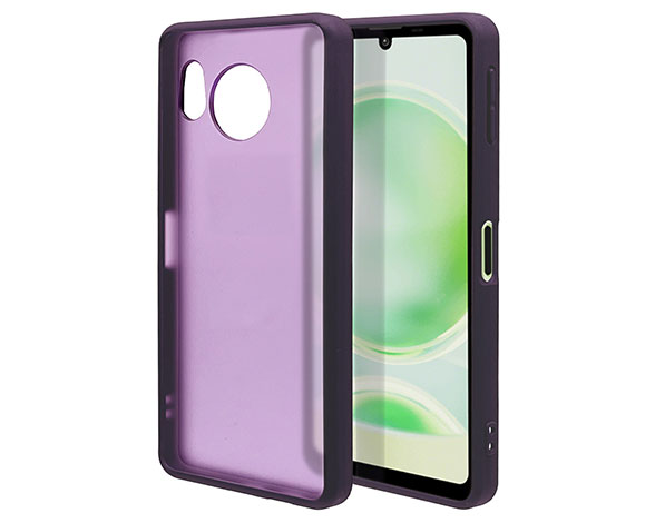 AQUOS sense8 専用ケース ハイブリッド 衝撃吸収ケース ライノ TPU+アクリル PU×FRPU