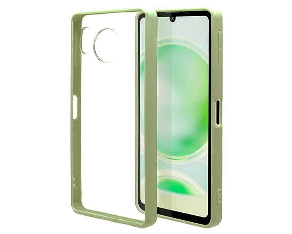 AQUOS sense8 専用ケース ハイブリッド 衝撃吸収ケース ライノ TPU+アクリル GR×CL