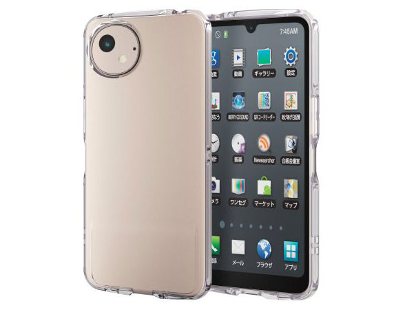 AQUOS wish4 TOUGH SLIM LITE ｿﾌﾄ 衝撃吸収 ｽﾄﾗｯﾌﾟﾎｰﾙｼｰﾄ付