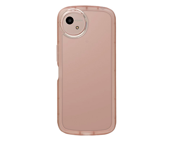 AQUOS wish4 専用ケース fluffy shape case TPU素材 PK 2