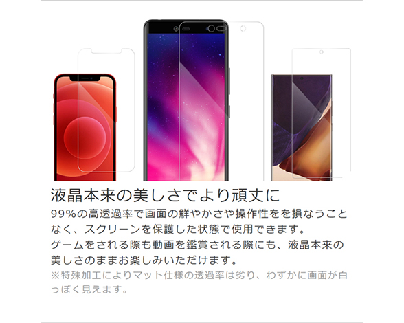 【お得な二枚入り】AQUOS R9/R10用 ソフトフィルム 保護フィルム 気泡無し 貼りやすい 指紋防止 [クリア仕様] 2