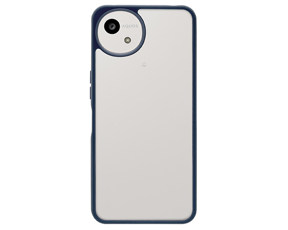 AQUOS wish5 専用ケース FLEXGUARD TPU×PC ネイビー 2