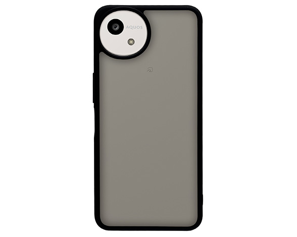 AQUOS wish5 専用ケース ハイブリッド 衝撃吸収ケース TPU×PC ブラック 2