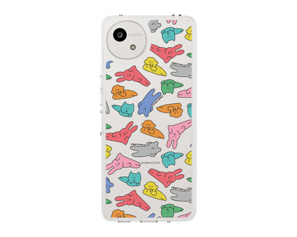 AQUOS wish5 CRAFTHOLIC Relax スリムプロテクションケース