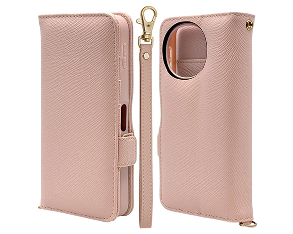 AQUOS sense10/sense9 専用ケース 手帳型 ハンドストラップ付き手帳 横型 LPK