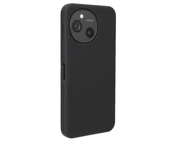 [シャープ純正] シリコンケース/フルブラック 2